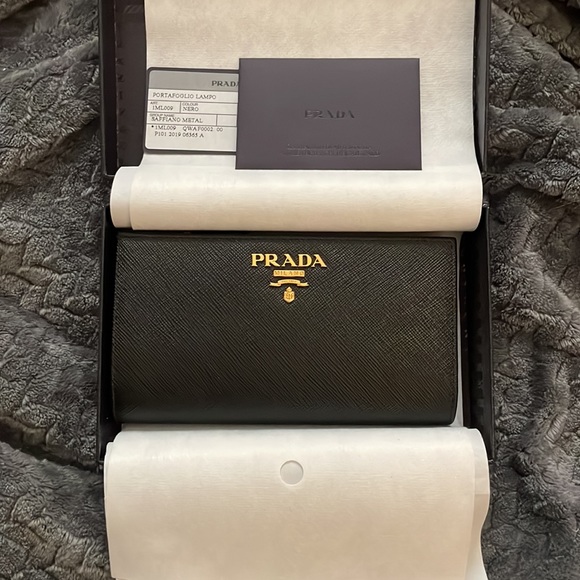 Prada Saffiano Leather Wallet - Picture 6 of 9